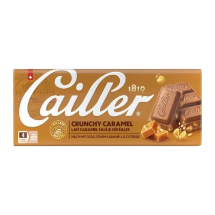 Cailler crunchy caramel chocolate bar 100g