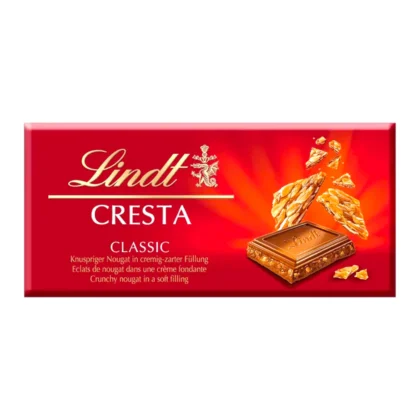 Lindt Cresta Classic milk chocolate with nougat 100g Swiss chocolate