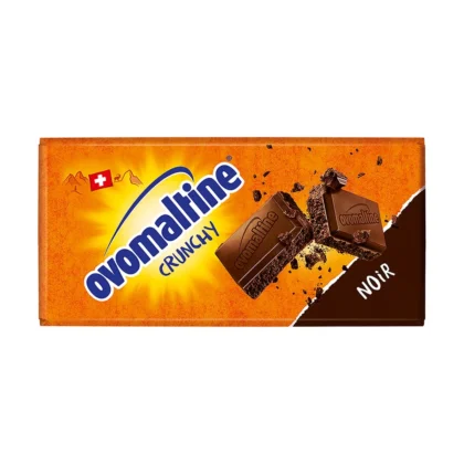 Ovomaltine Crunchy Noir dark chocolate bar 100g2