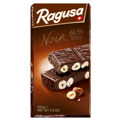 Ragusa Dark Chocolate Bar Noir 60% - 100g