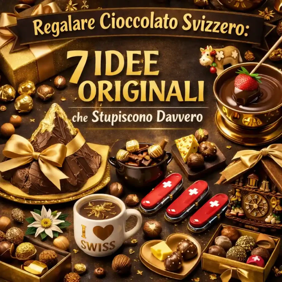 Regalo cioccolato svizzero 7 idee originali che stupiscono davvero